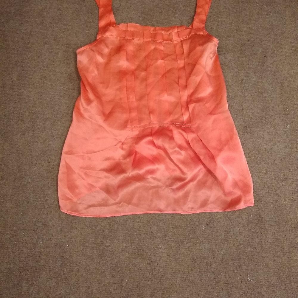 J. Crew Joelle Silk Cami Tank Papaya Orange